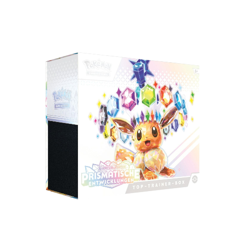 Pokemon Prismatische Entwicklungen Top Trainer Box Deutsch