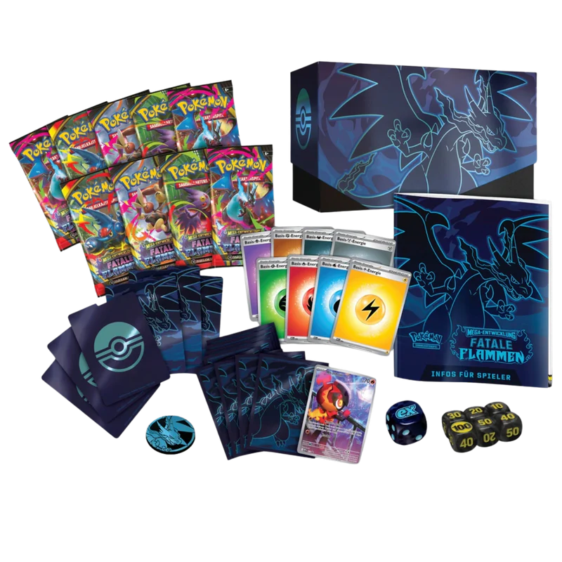 Pokémon – Mega‑Entwicklung: Fatale Flammen Top Trainer Box (DE)