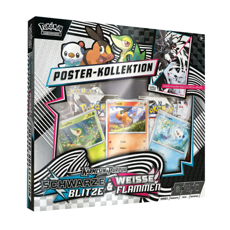 Pokémon – Schwarze Blitze & Weiße Flammen – Poster Kollektion (DE)