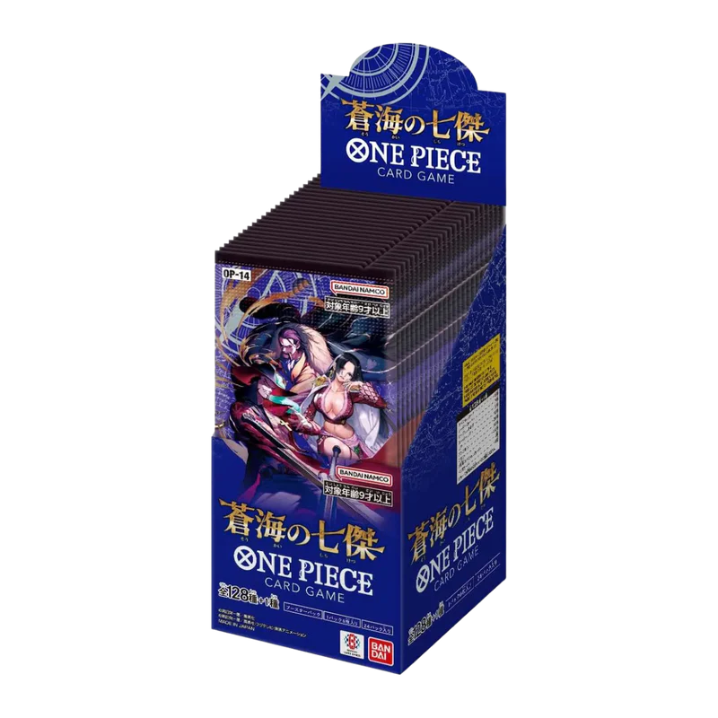 One Piece Card Game – OP14 – The Azure Sea’s Seven – Booster Display (JP)