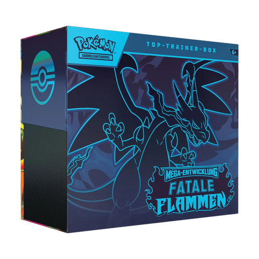 Pokémon – Mega‑Entwicklung: Fatale Flammen Top Trainer Box (DE)