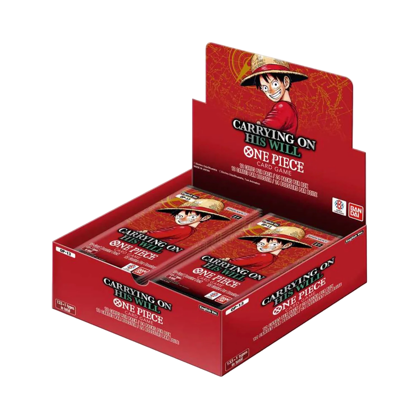 One Piece Card Game - Carrying on his Will - Display [OP13 ENG]
