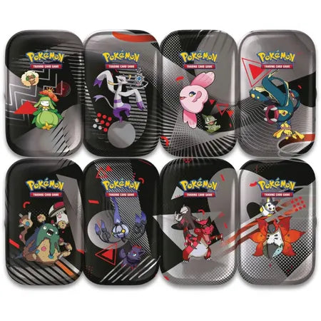 Pokémon Mini-Tin-Box – Schwarze Blitze und Weiße Flammen (DE)